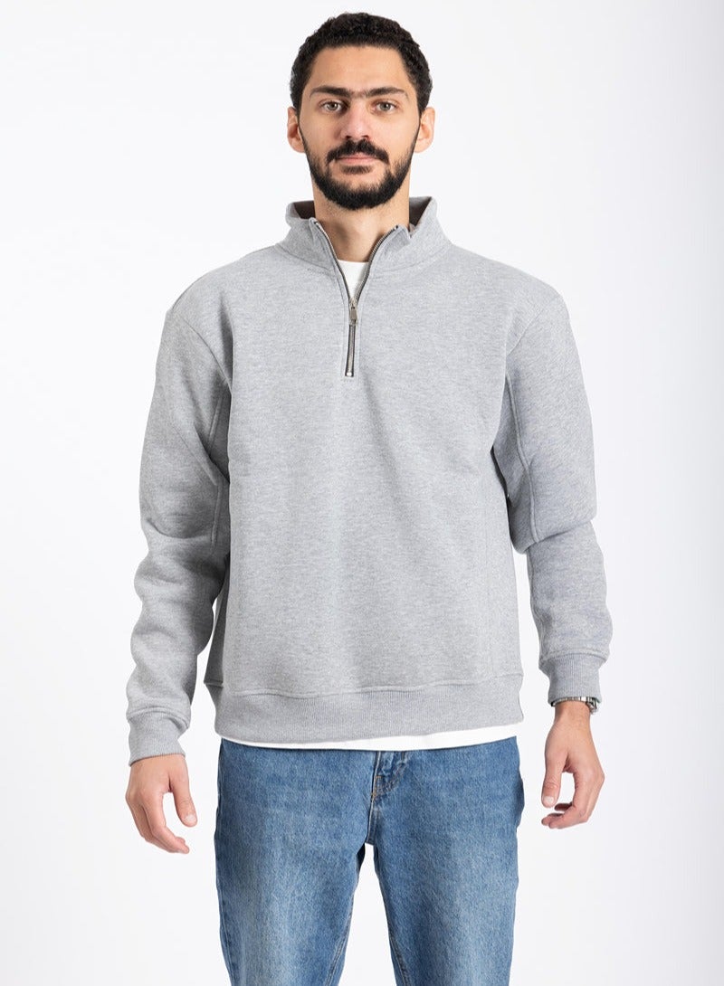 AMICI Grey Quarter-zip - Image 1